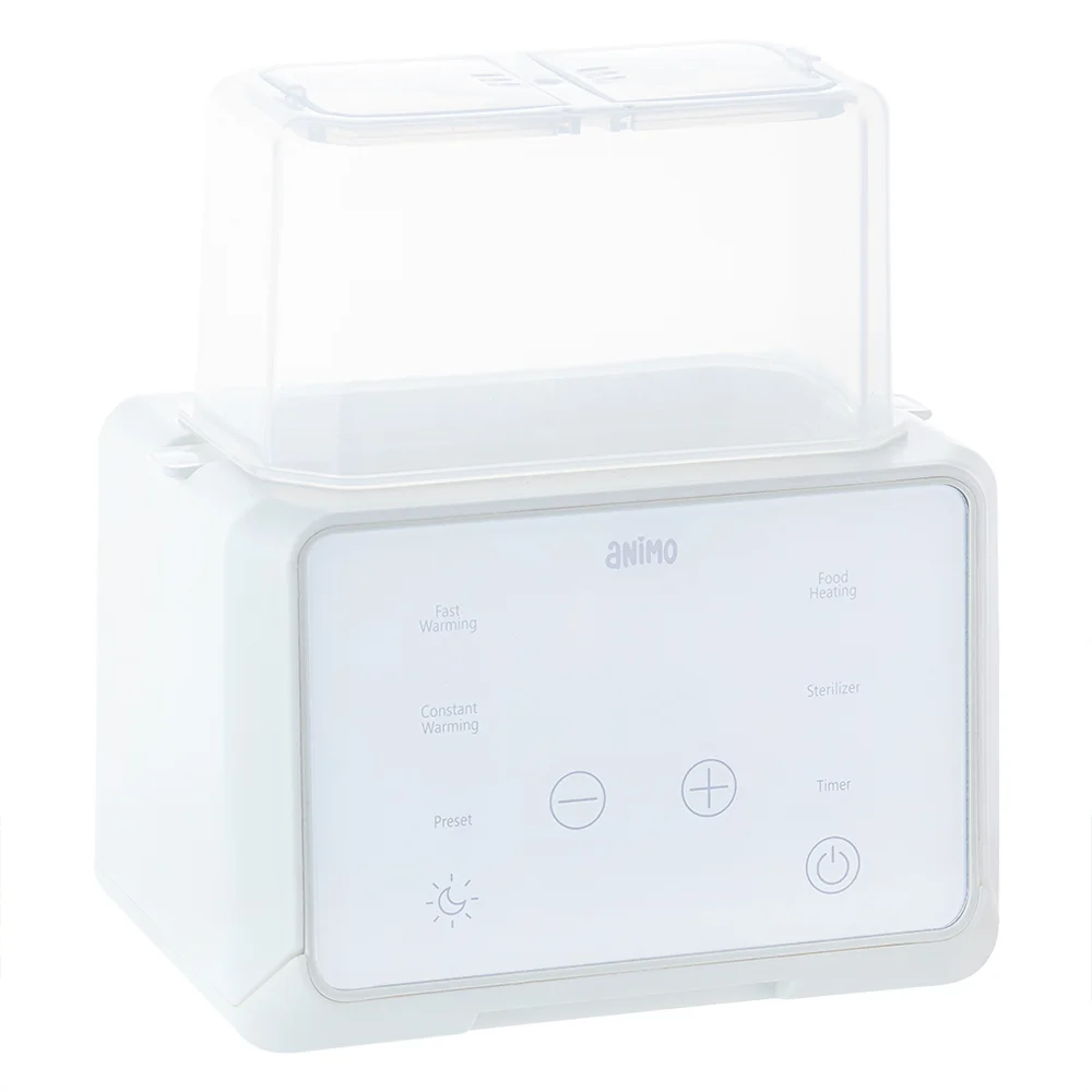 Máy hâm và tiệt trùng bình sữa đôi Animo (N11)