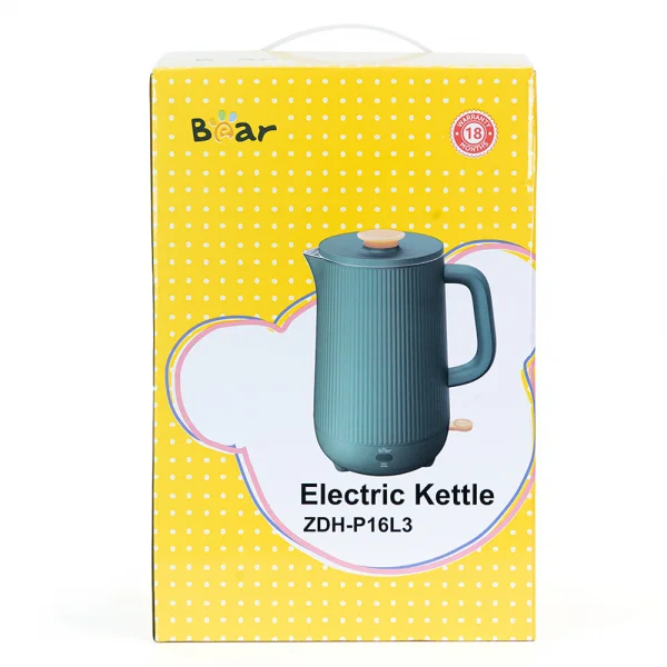 Bình đun siêu tốc Bear 1.6L (ZDH-P16L3, CC, xanh)