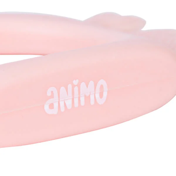 Gặm nướu silicone hình thú Animo (Hình cua) (Hồng)