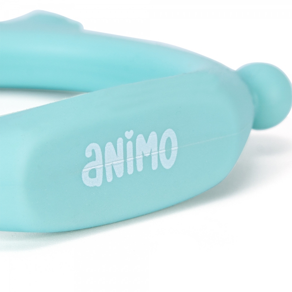 Gặm nướu silicone hình thú Animo (Hình gấu con) (Xanh bạc hà)