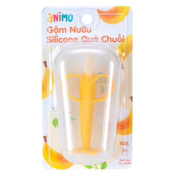 Gặm nướu silicone Quả Chuối Animo (Vàng)