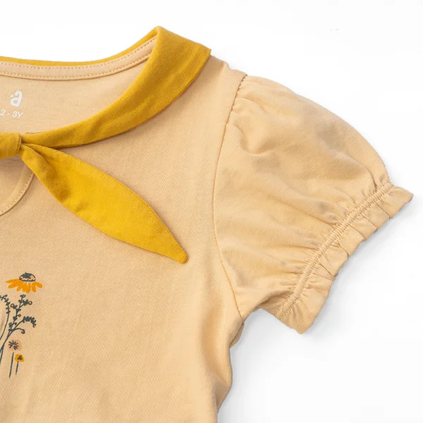 Bộ bé gái dài, BST Thỏ và hoa Animo HN1222005 (6M-6Y,Be)