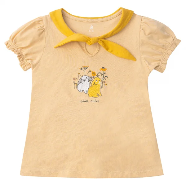 Bộ bé gái dài, BST Thỏ và hoa Animo HN1222005 (6M-6Y,Be)