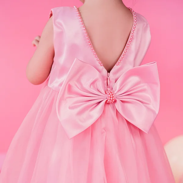 Đầm voan bé gái Animo TX1122056 (6M-6Y,Hồng)