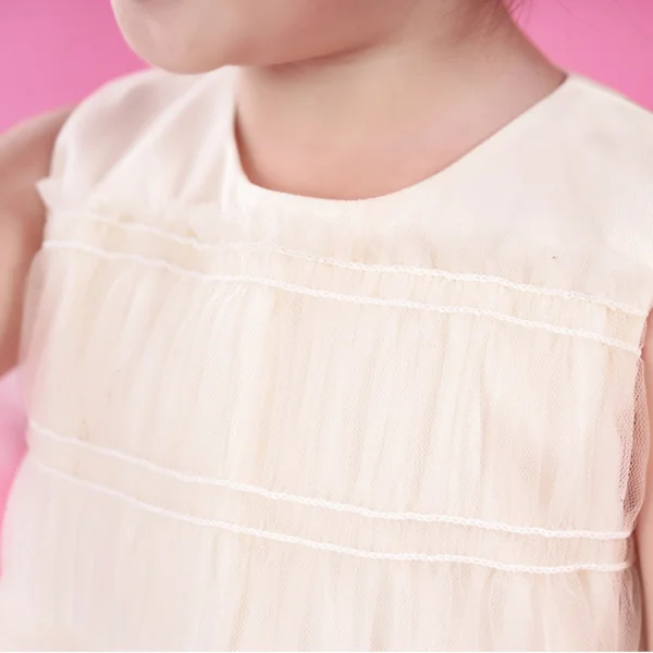 Đầm voan bé gái Animo TX1122057 (6M-6Y,Trắng)