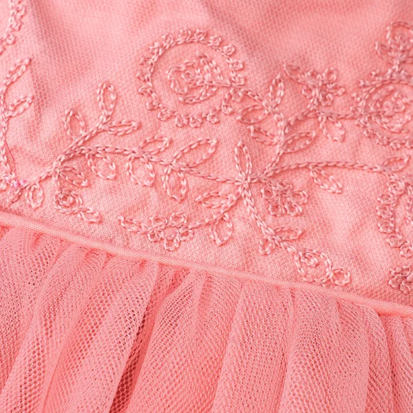 Đầm voan bé gái Animo TX422057 (6M-6Y,Hồng)