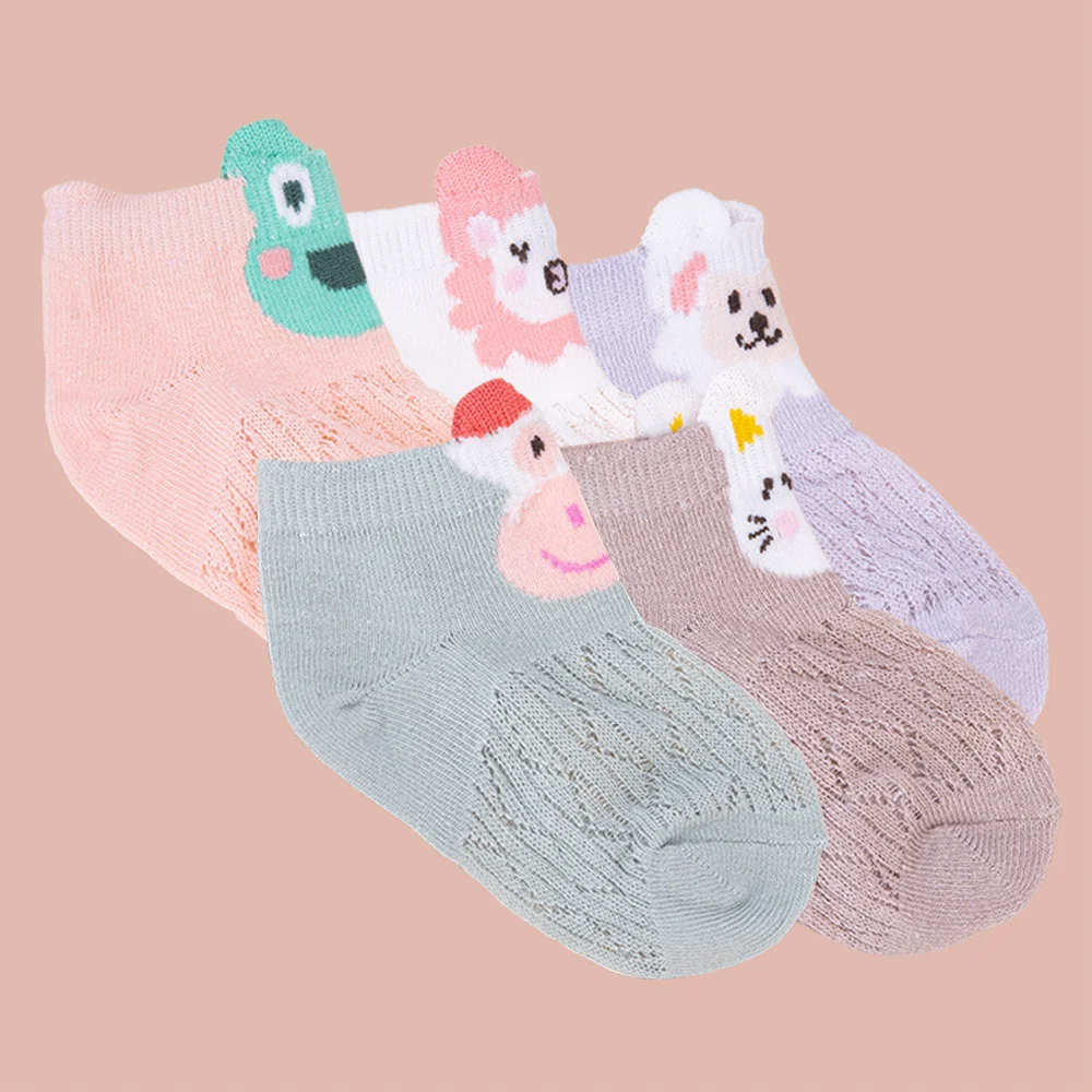 Set 5 đôi vớ Animo M522010-38 (12M-3Y,nhiều màu)