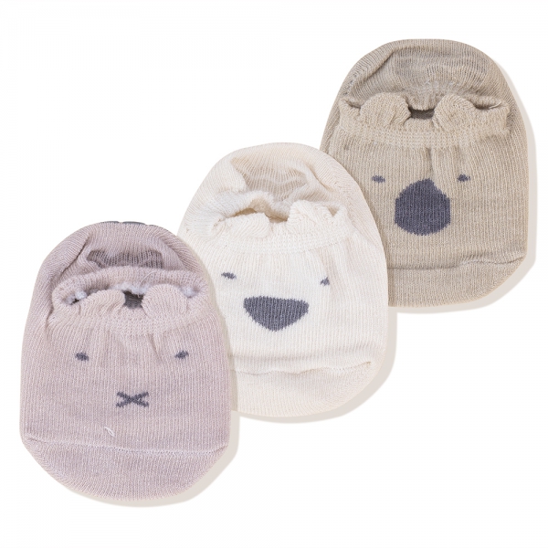 Set 3 đôi vớ Animo M522008-53 (0-12M,nhiều màu)