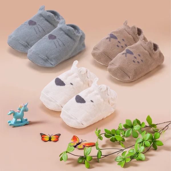 Set 3 đôi vớ Animo M522008-53 (0-12M,nhiều màu)