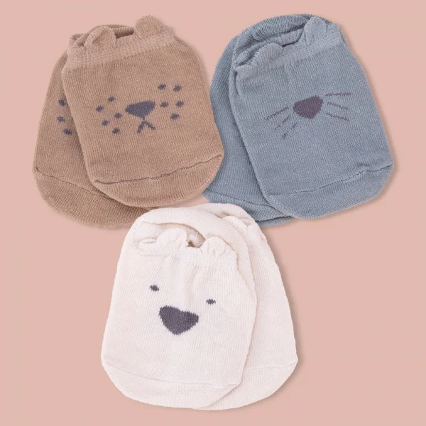 Set 3 đôi vớ Animo M522008-53 (0-12M,nhiều màu)