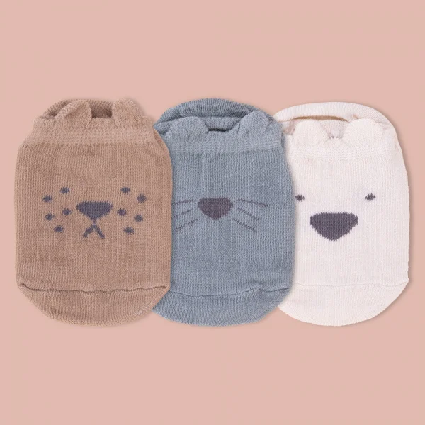 Set 3 đôi vớ Animo M522008-53 (0-12M,nhiều màu)