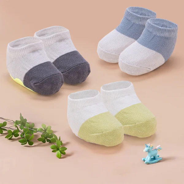 Set 3 đôi vớ Animo M522008-53 (0-12M,nhiều màu)