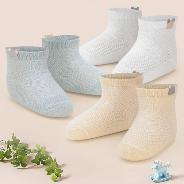 Set 3 đôi vớ Animo M522006-48 (0-12M,nhiều màu)