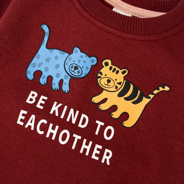 Bộ bé trai dài đông Mèo con Animo ST1022031 (6M-3Y,Đỏ)