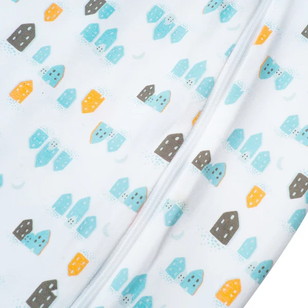 Bodysuit bé trai dài Bst Ngôi nhà của Gấu Animo KK822021_514 (0-12M,Xanh ngọc)