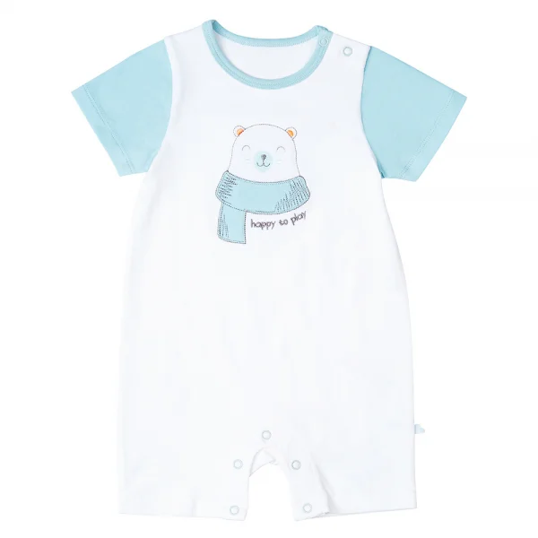 Bodysuit bé trai đùi Bst Ngôi nhà của Gấu Animo KK822019_510 (0-12M,Xanh ngọc)