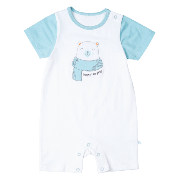 Bodysuit bé trai đùi Bst Ngôi nhà của Gấu Animo KK822019_510 (0-12M,Xanh ngọc)