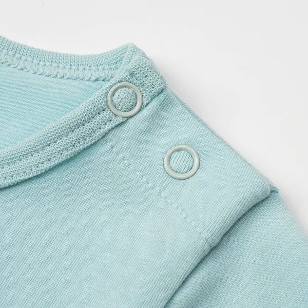 Bodysuit bé trai tam giác Bst Ngôi nhà của Gấu Animo KK822018_508 (0-12M,Xanh ngọc)