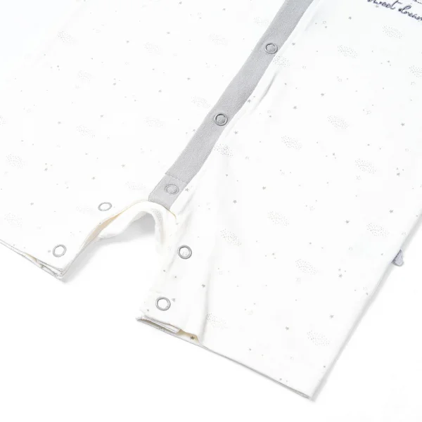 Bodysuit bé trai đùi, Bst Cừu mộng mơ Animo KK922041 (0-12M,Xám_trắng)