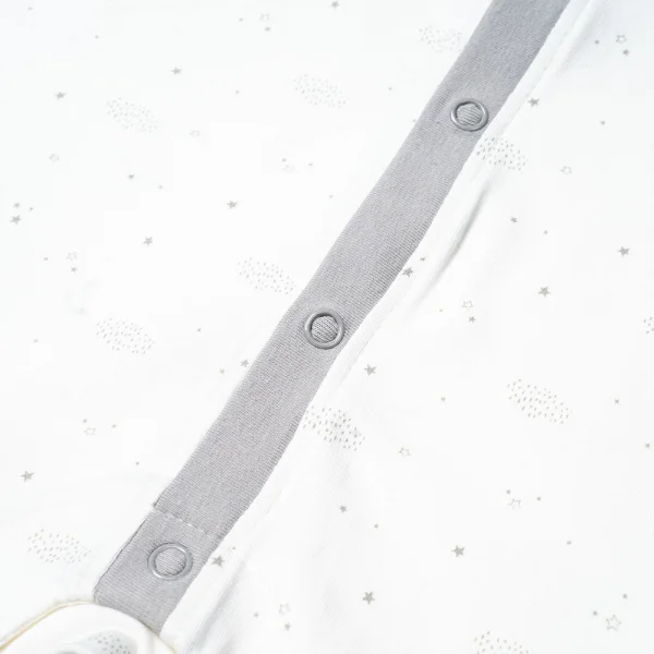 Bodysuit bé trai đùi, Bst Cừu mộng mơ Animo KK922041 (0-12M,Xám_trắng)