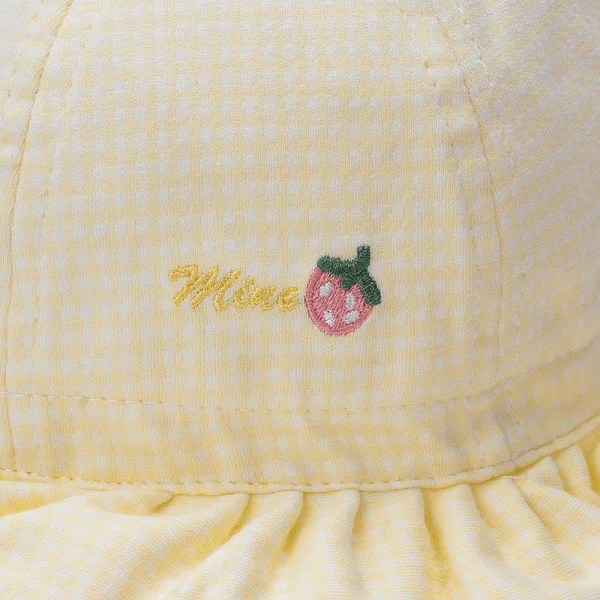 Nón vành tròn bé gái Animo A2301_JK002 (53cm,Vàng)