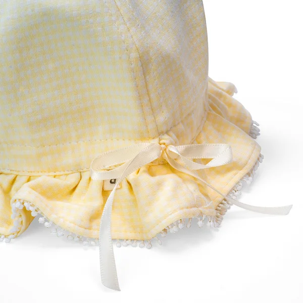 Nón vành tròn bé gái Animo A2301_JK002 (53cm,Vàng)