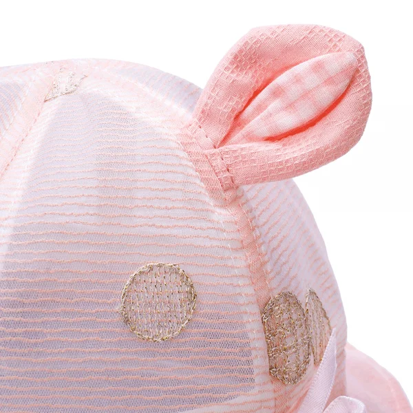 Nón vành tròn bé gái Animo A2301_JK001 (52cm,Hồng)