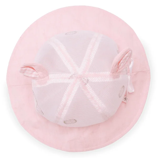 Nón vành tròn bé gái Animo A2301_JK001 (52cm,Hồng)