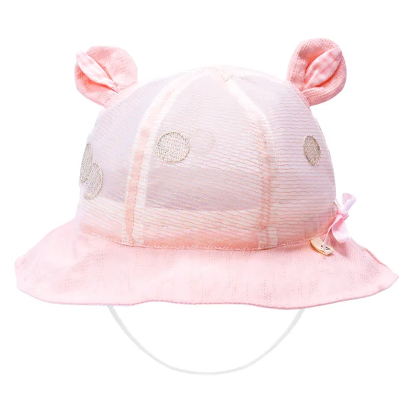 Nón vành tròn bé gái Animo A2301_JK001 (52cm,Hồng)