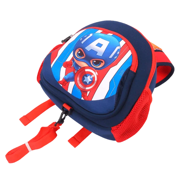 Ba lô chống lạc bé trai Captian America DHF74971-T (Xanh)