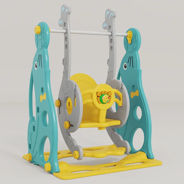 Cầu tuột, xích đu cho bé 2in1 có nhạc Animo WM19020-5