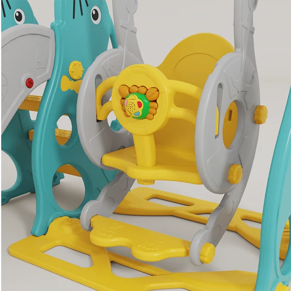 Cầu tuột, xích đu cho bé 2in1 có nhạc Animo WM19020-5