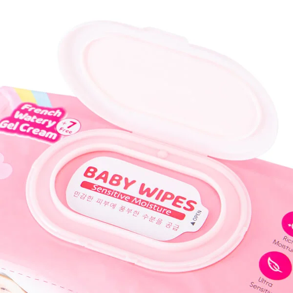 Khăn ướt ConCung Gentle Care Hàn Quốc cho da nhạy cảm, 100 tờ (màu hồng, giao bao bì ngẫu nhiên)