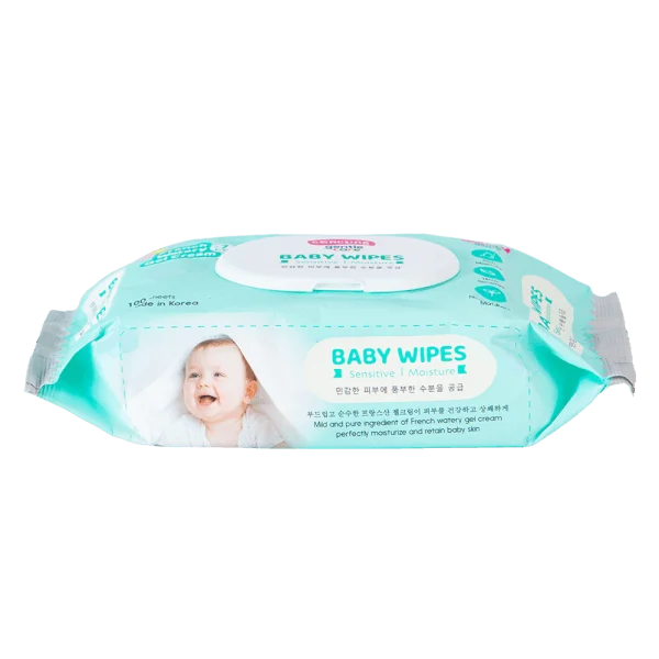 Combo 2 Khăn ướt ConCung Gentle Care Hàn Quốc cho da nhạy cảm, 100 tờ (màu xanh)