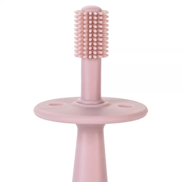 Bàn chải Massage nướu Silicone Animo (Hồng)