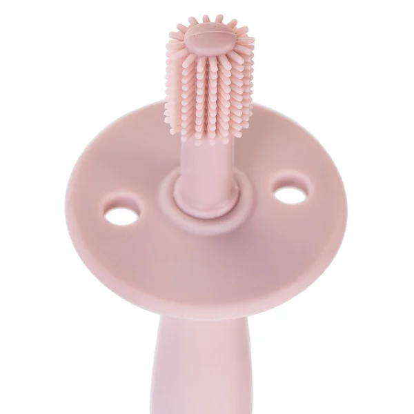 Bàn chải Massage nướu Silicone Animo (Hồng)