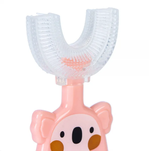 Bàn chải chữ U Silicone Animo (Hồng)