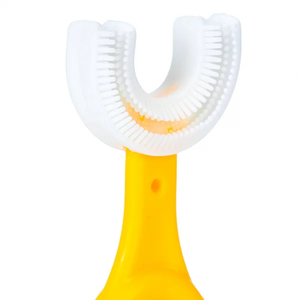 Bộ 2 bàn chải chữ U TPE Animo  (Hồng vàng) (M5872)