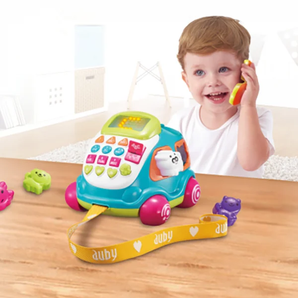 Đồ chơi xe điện thoại thả khối cao cấp EU461578