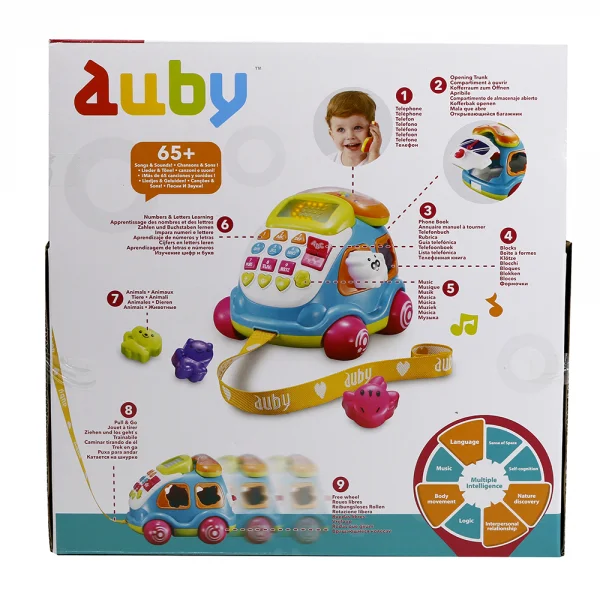 Đồ chơi xe điện thoại thả khối cao cấp EU461578