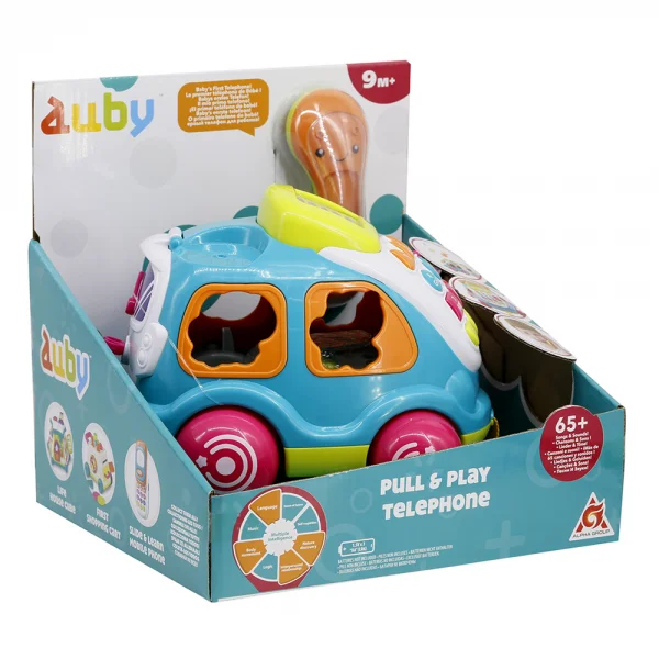 Đồ chơi xe điện thoại thả khối cao cấp EU461578