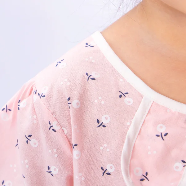 Đầm vải bé gái Animo TX922058 (6M-3Y,Hồng)