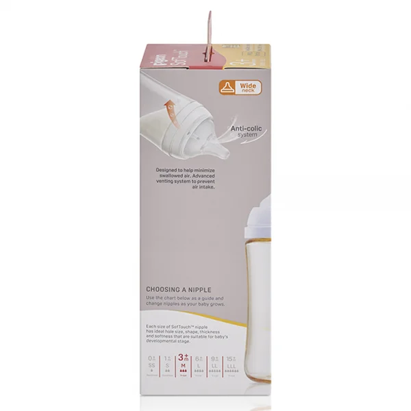 Bình sữa Pigeon Softouch PPSU Plus WN3 240 ml (M)
