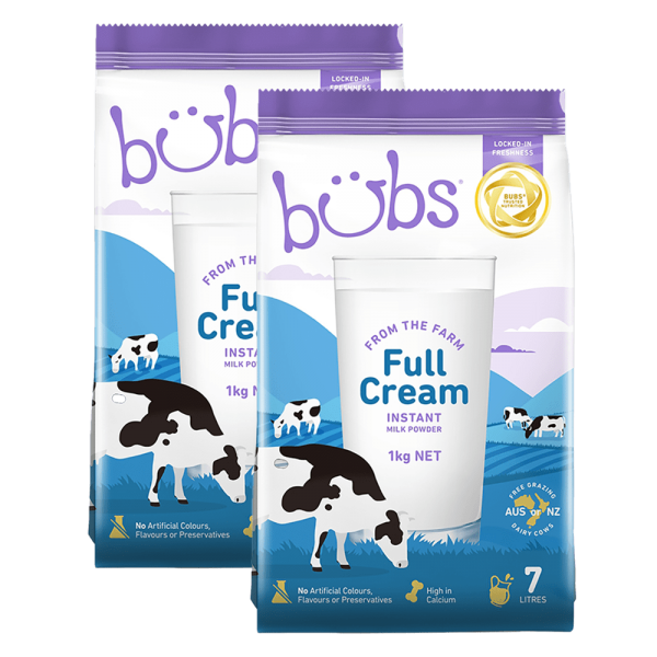 Combo 2 Sữa Bubs Full Cream 1kg