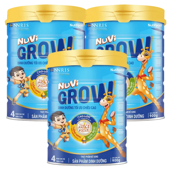 Combo 3 Sữa Nutifood Nuvi Grow 900g