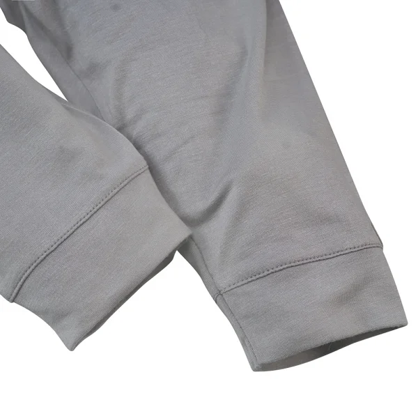 Bộ tính năng dài vải modal Animo VĐ522026 (0-12M,Xám)