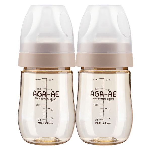 Combo 2 Bình sữa PPSU AGA-AE 180ml (Beige)