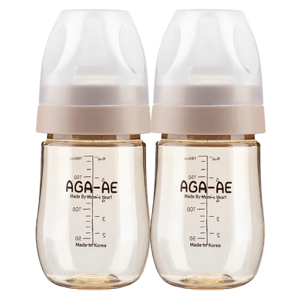 Combo 2 Bình sữa PPSU AGA-AE 180ml (Beige)