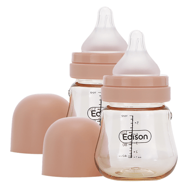 Combo 2 Bình sữa Edison PPSU 160ml (Hồng)