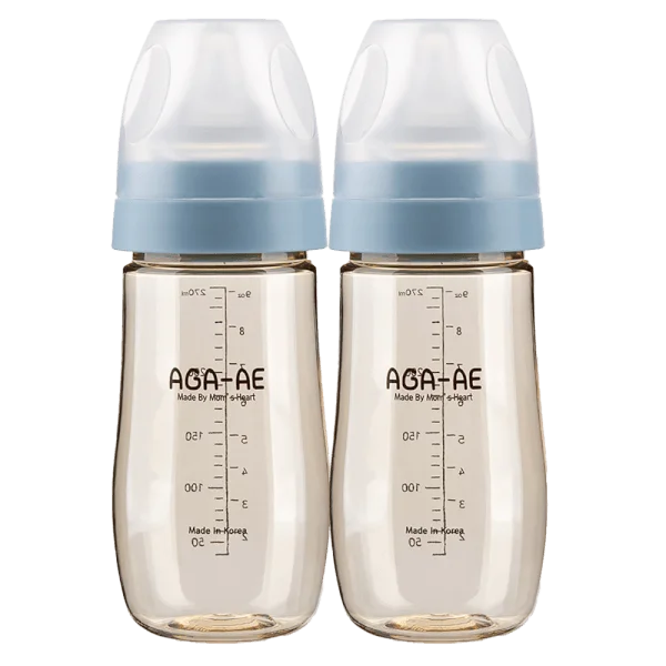 Combo 2 bình sữa PPSU AGA-AE 270ml (xanh)